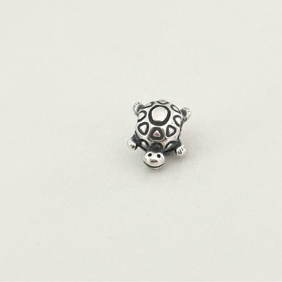 Pandora Cute Smiling Turtle Animal Retired Bead Charm - Picture 5 of 6